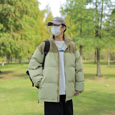 秋冬季立领棉服男士宽松潮牌加厚外套美式保暖棉衣棉袄上衣