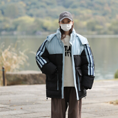 批发秋冬季连帽棉服男士宽松潮牌加厚<b class='q'>外套</b>美式保暖棉衣棉袄上衣