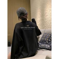 批发100%纯棉2026新款爆款秋冬季长袖t恤女内搭设计感宽松上衣<b class='q'>打底衫</b>