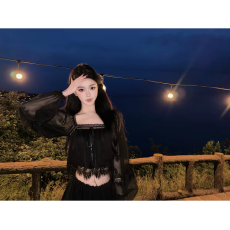 批发法式浪漫风蕾丝拼接喇叭袖上衣女2026秋季新款长袖小衫设计感小众