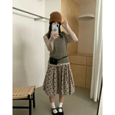 批发26秋款韩系花边针织背心女休闲显瘦<b class='q'>百搭</b>内搭叠穿无袖上衣