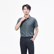 批发可来版定制polo衫<b class='q'>衬衫</b>短袖男夏季舒适t恤2026新款上衣半袖男款