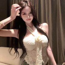 批发夏季纯欲性感蕾丝抹胸上衣外穿泰式甜酷辣妹显瘦吊带打底短款背心