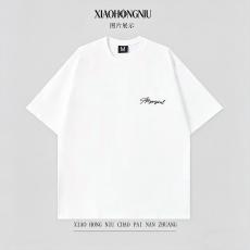 重工绣花重磅250克68棉字母刺绣上衣T恤潮牌男装上架全部现货