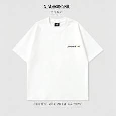 重工绣花重磅250克68棉字母刺绣上衣T恤潮牌男装上架全部现货