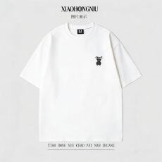 重工绣花重磅250克68棉字母刺绣上衣T恤潮牌男装上架全部现货