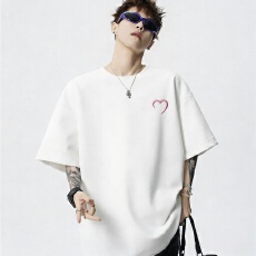 批发重工绣花重磅250克68棉刺绣上衣<b class='q'>T</b><b class='q'>恤</b>潮牌男装上架全部现货