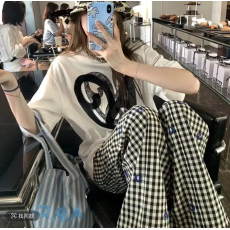批发卡尔睡衣女长裤睡裤夏季宽松新款遛弯裤家居睡裤可外穿云朵棉