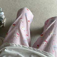 云朵棉睡裤女春夏季卡通甜美学生网红爆款家居服可外穿遛弯防蚊裤