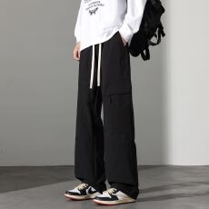 批发秋<b class='q'>冬</b>新品Cityboy山系伞兵户外高级极简阔形垂感直筒男运动休闲裤