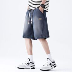 批发实拍2026 <b class='q'>夏</b>季薄款莱赛尔冰丝男时尚宽松五分短裤 M-4XL码 三色