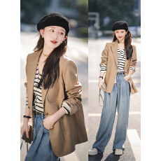批发大喜自制｜排行榜西装｜休闲西服<b class='q'>外套</b>女秋冬新款莱赛尔天丝上衣