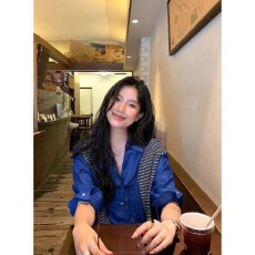 批发DaqianwithU 100苎麻<b class='q'>中袖</b>衬衫女秋季新款高级感宽松设计感衬衣