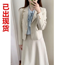 批发西装套装<b class='q'>女</b>2026春秋高级感通勤公考面试正装职业<b class='q'>西服</b>外套两件套裙
