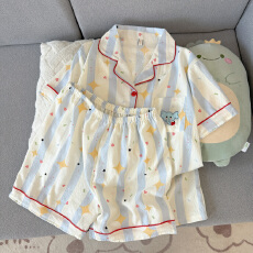批发豆柠兔云朵棉夏季<b class='q'>睡衣</b>女2026新款少女<b class='q'>短袖</b>短裤学生卡通家居服