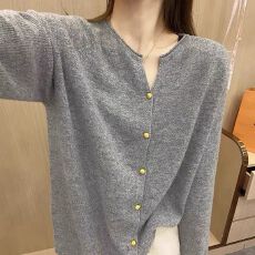 批发抖音同款爆版针织开衫女2026<b class='q'>秋</b>冬新款百搭宽松胖mm打底针织衫外套