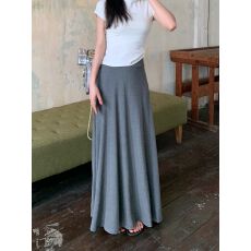 批发慵懒大摆半身长裙女长款a字春夏2026莫代尔半身裙遮胯休闲垂感裙