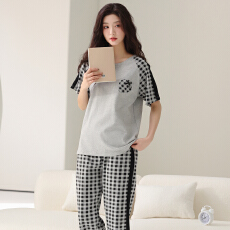 批发雅庭新款中高端单女生拉架爽棉套装家居服