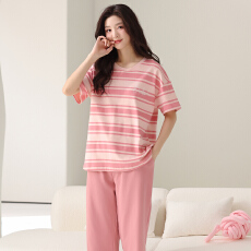 批发雅庭新款中高端单女生拉架爽棉套装家居服