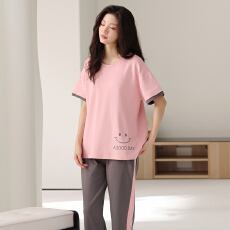 批发雅庭新款中高端单女生拉架爽棉套装家居服