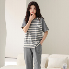 批发雅庭新款中高端单女生拉架爽棉套装家居服
