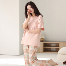 批发雅庭新款中高端单女生拉架爽棉套装家居服