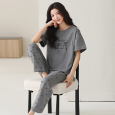 批发雅庭新款中高端单女生拉架爽棉套装家居服