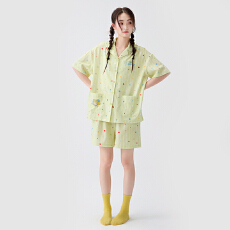 批发雅庭新款中高端单女生拉架爽棉套装家居服