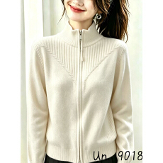 批发立领双拉链针织<b class='q'>外套</b>女2026秋装新款高级感宽松显瘦通勤风爆款上衣