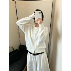 批发<b class='q'>开衫</b>圆领拉链针织<b class='q'>女</b>士毛衣2026秋冬新款外套洋气上衣
