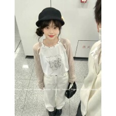 批发慵懒风复古字母印花上衣女2026春季新款设计感独特撞色拼接t恤潮