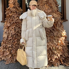 批发羽绒棉服女冬2026新款高级感炸街气质过膝大被子外套棉袄加厚长款