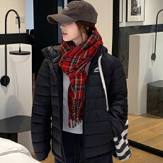 批发韩版排骨羽绒棉服女2026新款轻薄短款加厚<b class='q'>显瘦</b>运动连帽外套潮棉衣