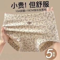 批发女士<b class='q'>内裤</b><b class='q'>纯棉</b>10A全棉抑菌加长裆2026新款包臀女生无痕弹力平角裤
