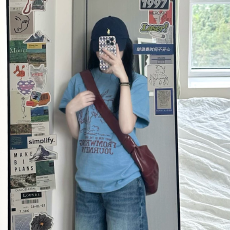 批发后包领/<b class='q'>印花</b>/纯棉220克精梳紧密】短袖t恤女