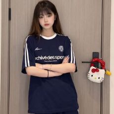 批发学院风休闲跑步<b class='q'>运动服</b>JK套装女<b class='q'>短袖</b>T恤宽松短裤一整套ins潮