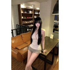 批发夏季新款纯欲辣妹风荡领无袖背心<b class='q'>百搭</b>时尚显瘦气质简约