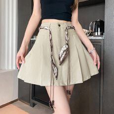 批发实拍学院风百褶裙<b class='q'>女</b>夏2026春夏新款小个子显瘦西装a字短裙半身裙