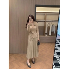 批发2026新款时尚真<b class='q'>兔毛</b>毛领针织开衫女气质麻花<b class='q'>毛衣</b>外套上衣针织外套