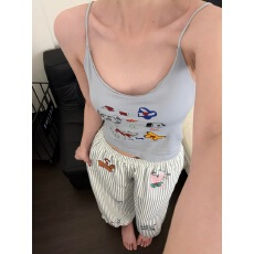 2026年夏季新款睡衣女网红风韩版长裤家居服套装