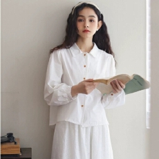 批发法式长袖衬衫女<b class='q'>春</b>秋款高级设计感小众2026年新款洋气独特别致上衣