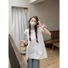 批发新中式设计感小众白色无袖<b class='q'>衬衫</b>女2026夏季新款小衫<b class='q'>衬衣</b>上衣高级感
