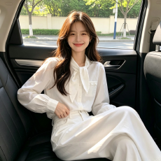 批发法式气质白色长袖衬衫女秋季新款设计感别致衬衣宽松通勤显瘦上衣