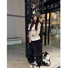 批发【原版做工纯棉】美式辣妹街头数字球衣POLO衫设计感小众亚文化