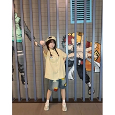 批发【原版做工面料】格子布日系格纹衬衫短袖衬衫女2026新款卡通刺绣