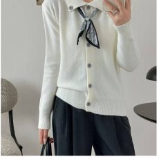 批发档口上新 2026年春秋新款<b class='q'>女装</b>针织开衫毛衣翻领单排扣长袖<b class='q'>外套</b>