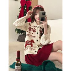 批发档口上新 2026年冬季新款女士高领提花针织开衫马甲无袖毛衣<b class='q'>背心</b>