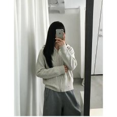批发档口上新 2026年秋冬新款女士连帽针织<b class='q'>开衫</b>宽松麻花拉链毛衣外套