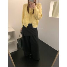 批发档口上新2026年<b class='q'>夏</b>季新款女装宽松短款镂空针织开衫吊带两件套百搭
