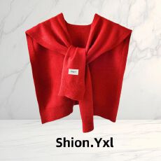 批发韩版针织小坎肩披肩外搭女新款高级感配裙子外搭韩系百搭条纹披肩